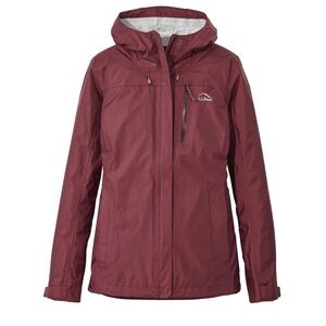 L.L. Bean Women's Maroon Hooded Ski & Snow Jacket